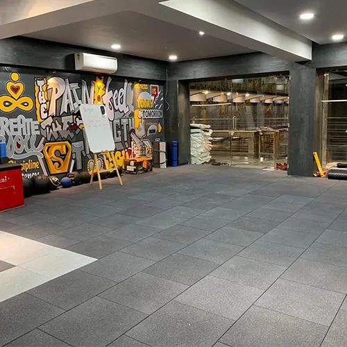 Square Rubber Tiles supplier for Saudi Arabia &mdash; Sundek Sports